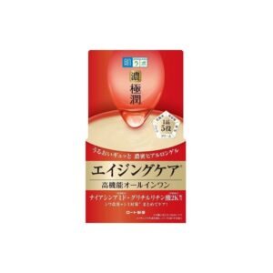 Kem dưỡng chống lão hóa Hada Labo Gokujyun Perfect Gel 5 in 1 – Màu đỏ 100g