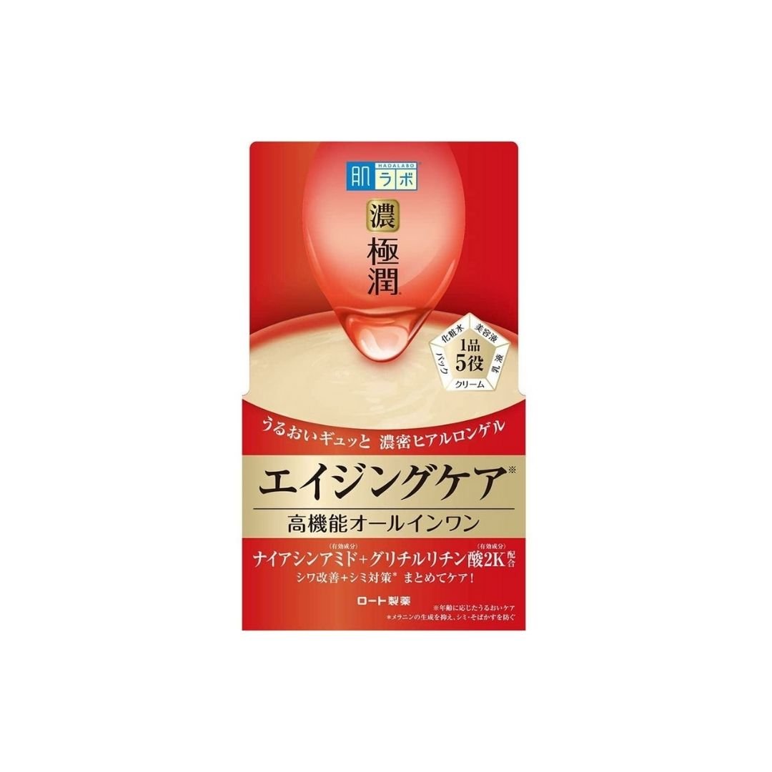 Kem dưỡng chống lão hóa Hada Labo Gokujyun Perfect Gel 5 in 1 - Màu đỏ 100g Kem dưỡng chống lão hóa Hada Labo Gokujyun Perfect Gel 5 in 1 - Màu đỏ 100g