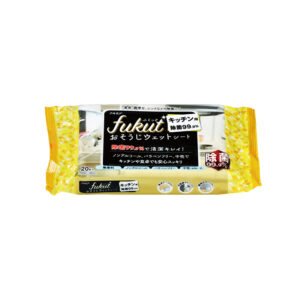 Khăn ướt diệt khuẩn Fukut Nhật Bản 20 miếng – Màu vàng