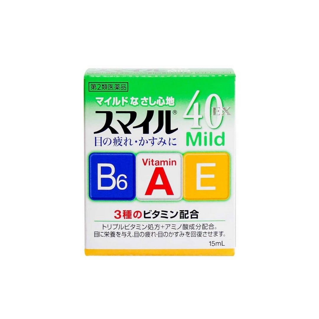 Nước nhỏ mắt Smile 40 EX Nhật Bản 15ml Nước nhỏ mắt Smile 40 EX Nhật Bản 15ml