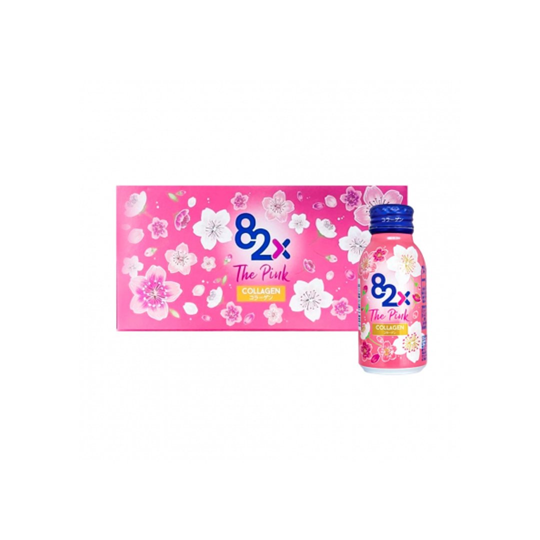 Nước uống đẹp da Collagen Mashiro 82x The Pink (Hộp 10 chai x 100ml) Nước uống đẹp da Collagen Mashiro 82x The Pink (Hộp 10 chai x 100ml)
