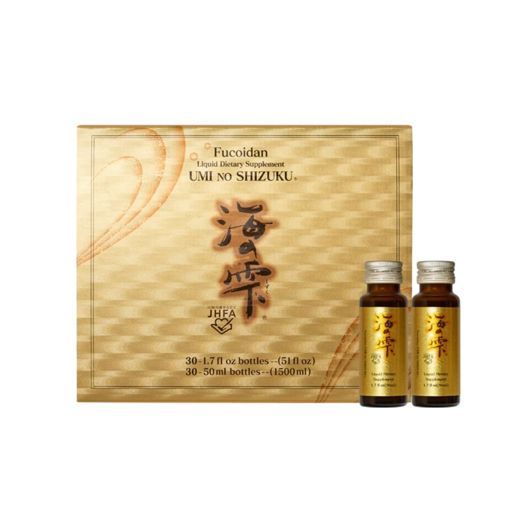 Nước uống hỗ trợ điều trị ung thư Fucoidan Umi No Shizuku - Hộp 30 chai x 50ml Nước uống hỗ trợ điều trị ung thư Fucoidan Umi No Shizuku - Hộp 30 chai x 50ml