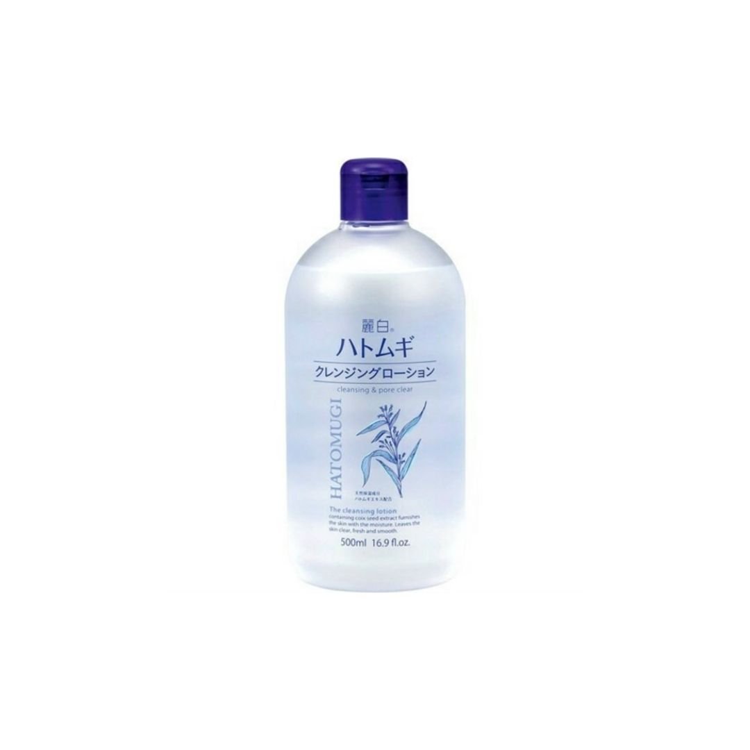Nước tẩy trang Hatomugi Cleansing & Pore Clear 500ml - Dạng nắp vặn Nước tẩy trang Hatomugi Cleansing & Pore Clear 500ml - Dạng nắp vặn