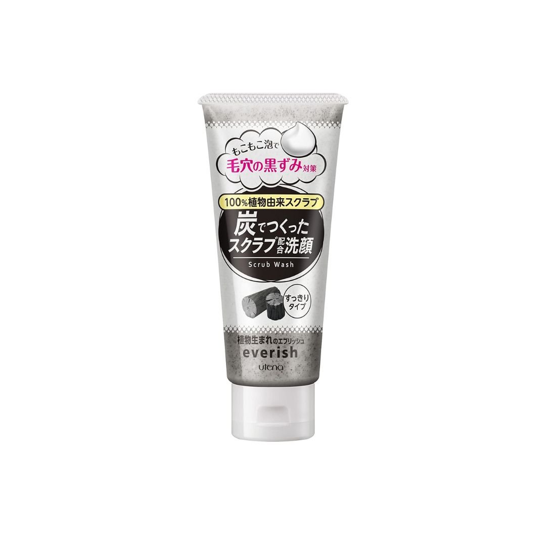 Sữa rửa mặt tẩy tế bào chết Utena Everish Scrub 135g - Than hoạt tính Sữa rửa mặt tẩy tế bào chết Utena Everish Scrub 135g - Than hoạt tính