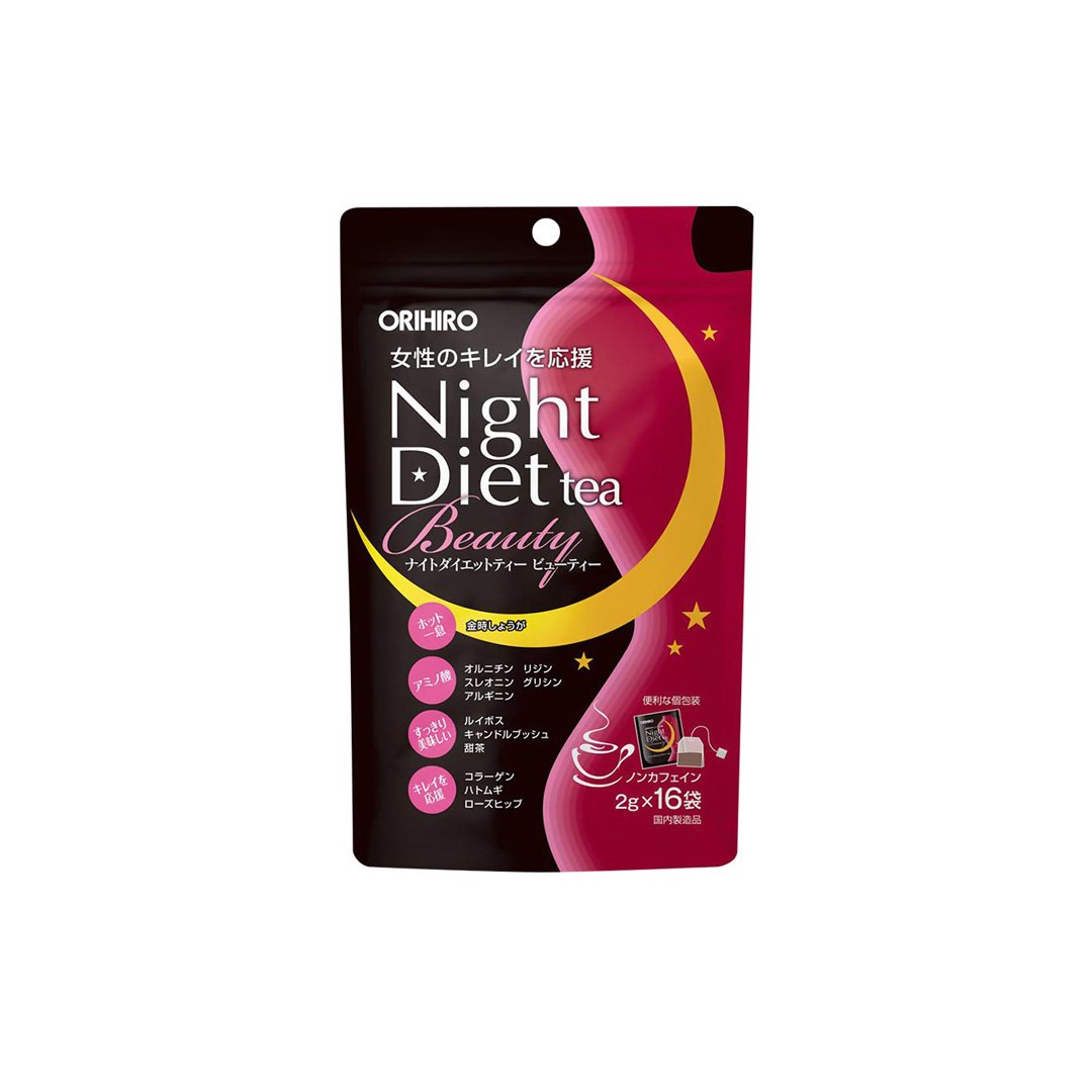 Trà giảm cân ban đêm Orihiro Night Diet Tea Beauty (16 gói x 2g) Trà giảm cân ban đêm Orihiro Night Diet Tea Beauty (16 gói x 2g)