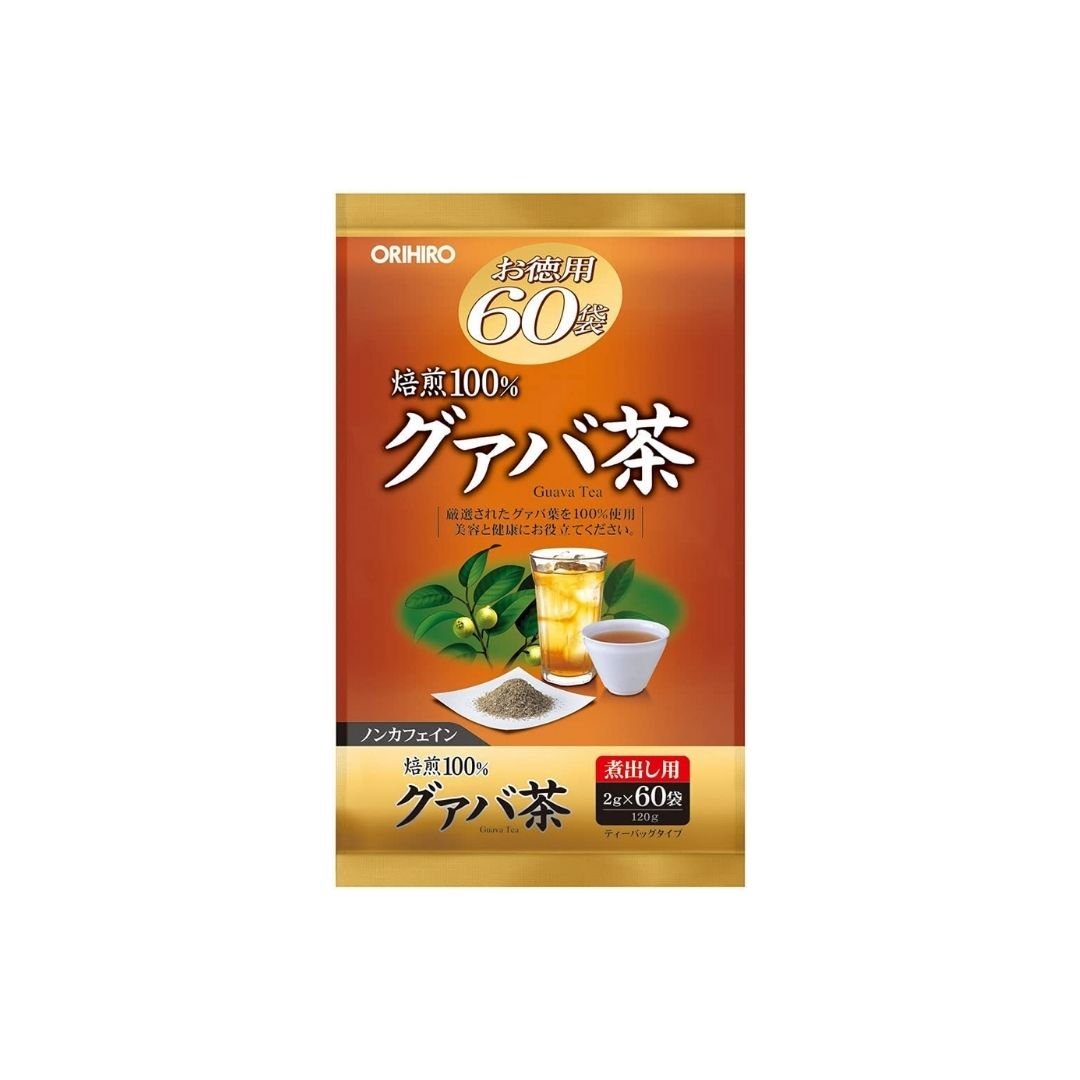 Trà lá ổi hỗ trợ giảm cân Guava Orihiro 60 gói Trà lá ổi hỗ trợ giảm cân Guava Orihiro 60 gói