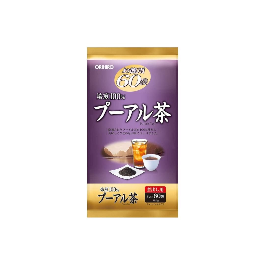 Trà phổ nhĩ Orihiro Pu-erh Tea 60 gói Trà phổ nhĩ Orihiro Pu-erh Tea 60 gói