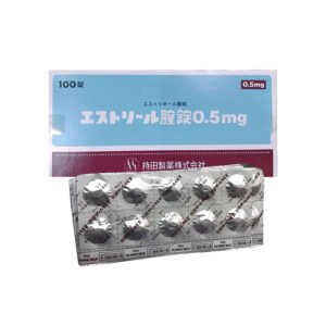 Viên nén đặt âm đạo Estoril 0.5mg (Vỉ 10 viên)
