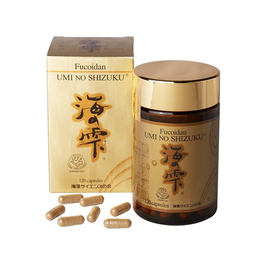 Viên uống hỗ trợ điều trị ung thư Fucoidan Umi No Shizuku 120 viên Viên uống hỗ trợ điều trị ung thư Fucoidan Umi No Shizuku 120 viên