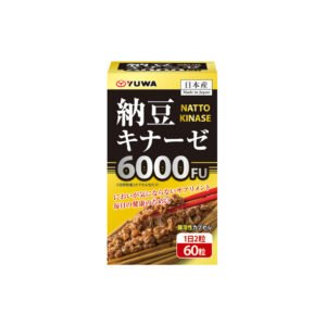 Viên uống hỗ trợ phòng chống đột quỵ Yuwa Natto Kinase 6000FU 60 viên