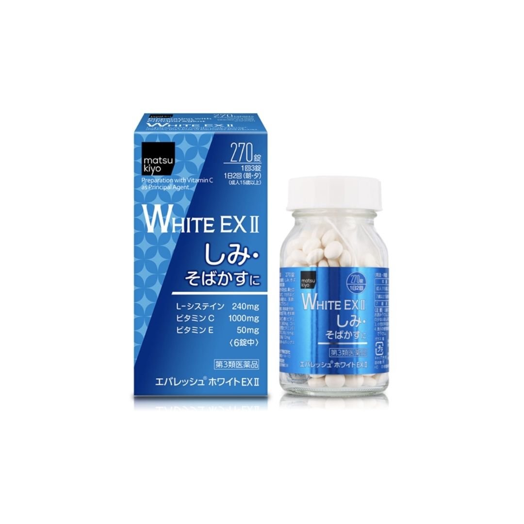 Viên uống trắng da White EX II Nhật Bản 270 viên Viên uống trắng da White EX II Nhật Bản 270 viên