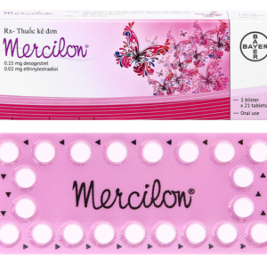 Thuốc Mercilon Organon hỗ trợ tránh thai (1 vỉ x 21 viên)