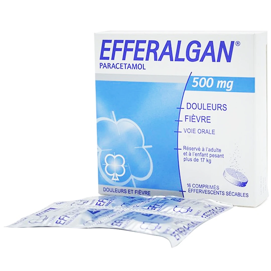 Viên sủi Efferalgan 500mg UPSA SAS giảm đau, hạ sốt (4 vỉ x 4 viên) Viên sủi Efferalgan 500mg UPSA SAS giảm đau, hạ sốt (4 vỉ x 4 viên)