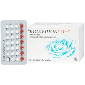 Thuốc Rigevidon 21+7 Gedeon dùng cho tránh thai (1 vỉ x 28 viên)