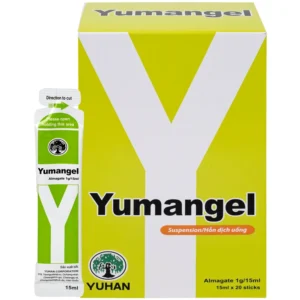 Hỗn dịch uống Yumangel Yuhan kháng acid và cải thiện loét dạ dày – tá tràng (20 gói x 15ml)